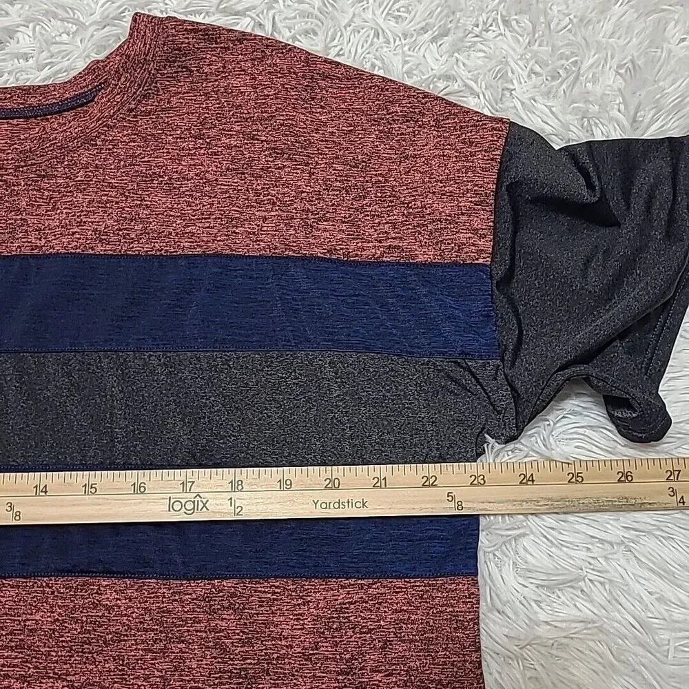 Free People Movement Womens Medium Ians Boxy Tee Oversized Top Striped Shirt